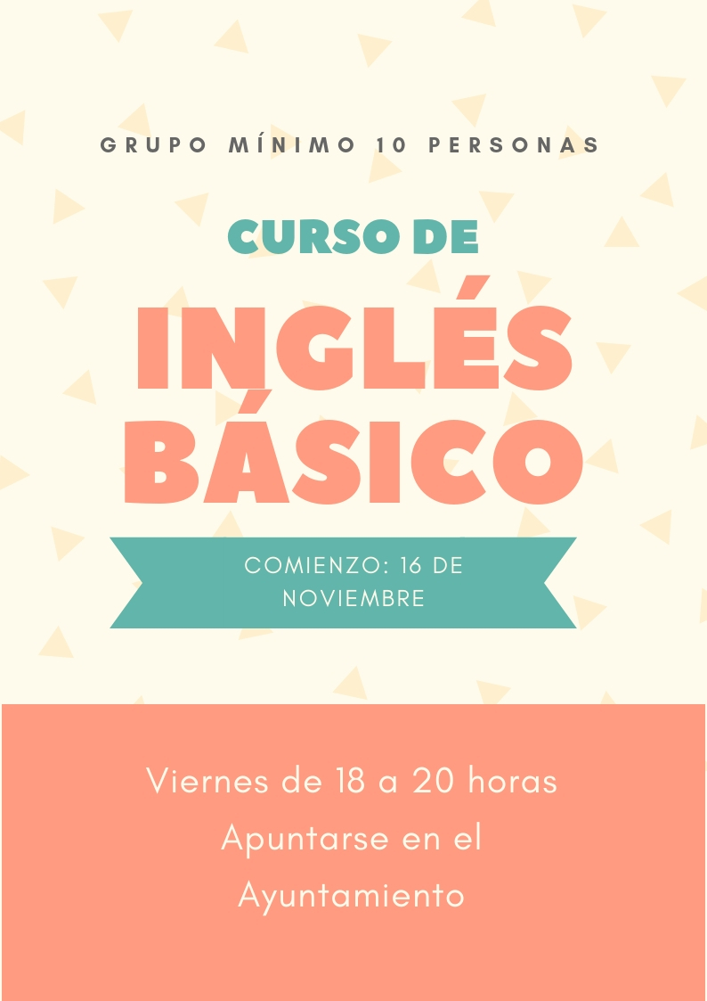 Curso de inglés básico | Ayuntamiento de Nuez de Ebro